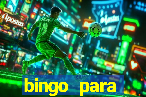 bingo para despedida de solteira para imprimir